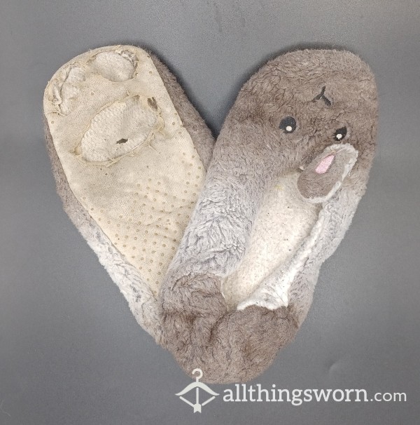 Threadbare Bunny Slippers