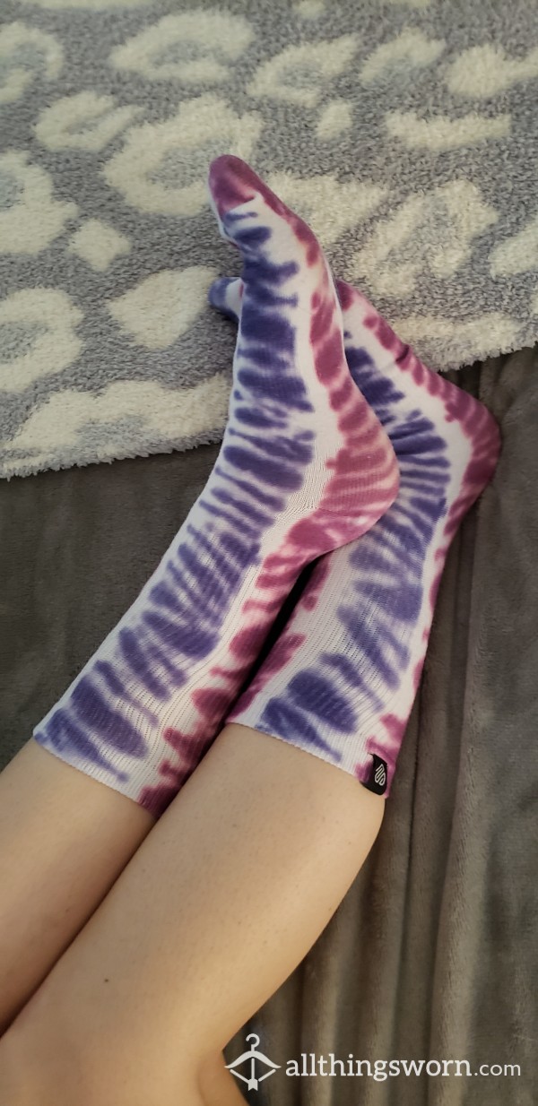 Tie Dye Justice Tube Socks