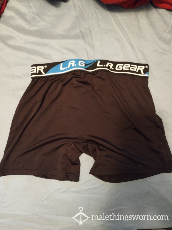 Tight Black Boxer Briefs-Large Worn To Work