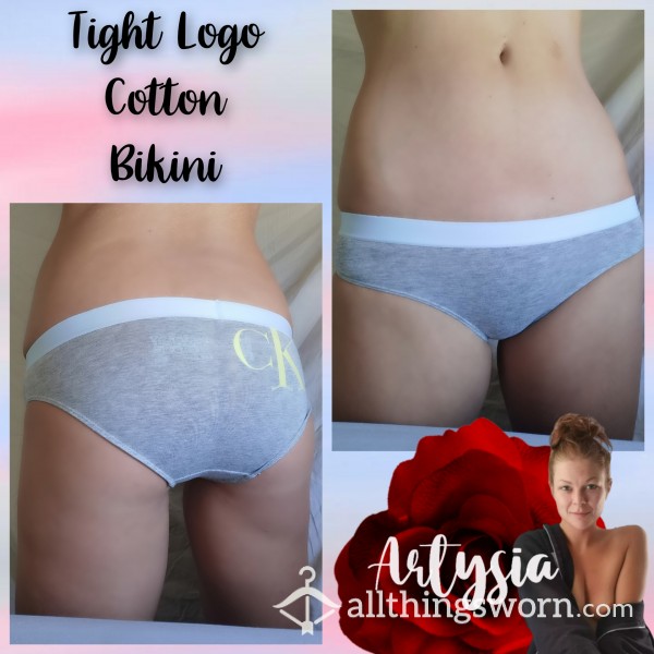 Tight Logo Cotton Bikini