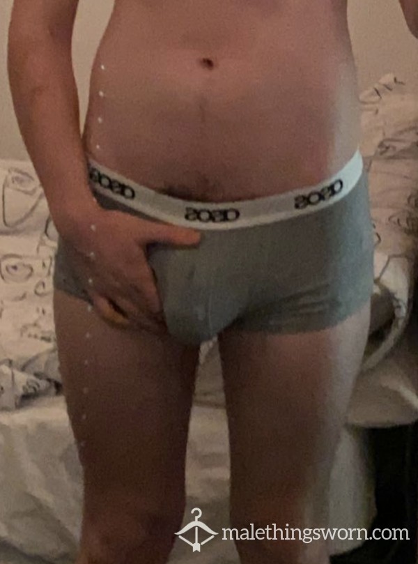 Tight Prec*m Stained Undies From Young Twink