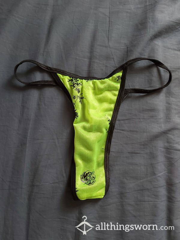 ***SOLD***Tiny Sheer Neon Thong Xxs