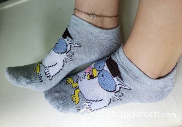 Tootsie-Pop Candy Owl No-Show Socks🦉🍭