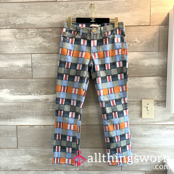 Tory Burch Runway “2015 Patchwork Pants