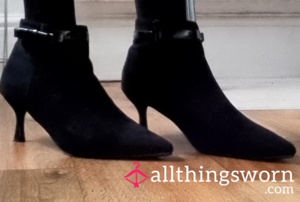 Cute And S**y Black Ankle Boots