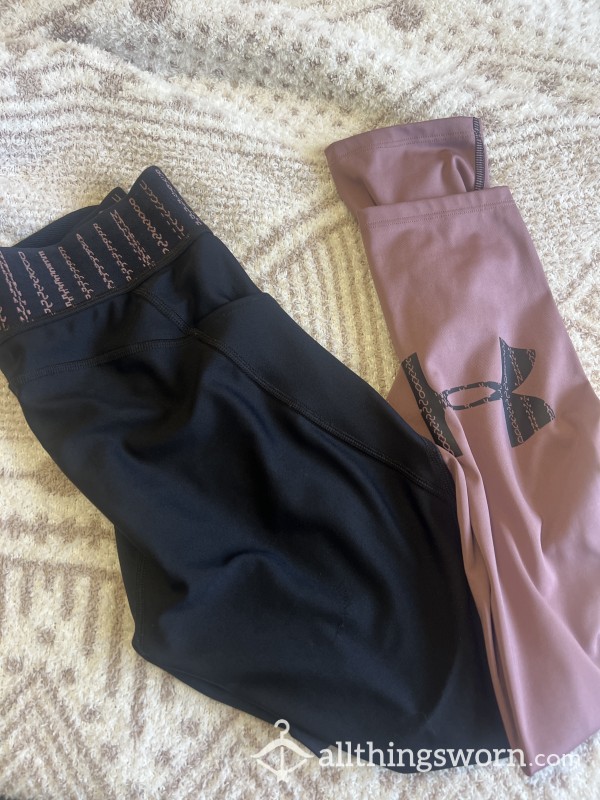 Under Armor Purple & Black Leggings - Free Shipping!