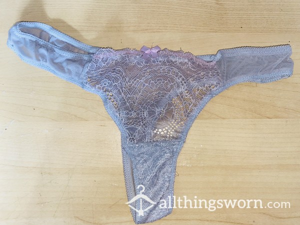 Unicorn Coloured Lacy Thong