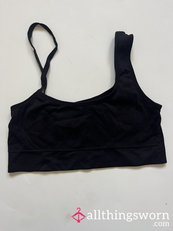 Uniquely Designed Black Bra