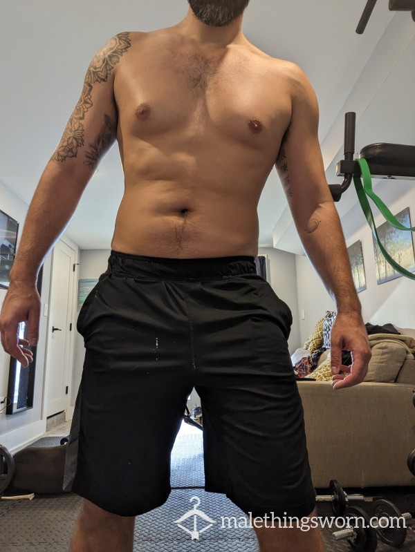 Used Black M Gym Shorts