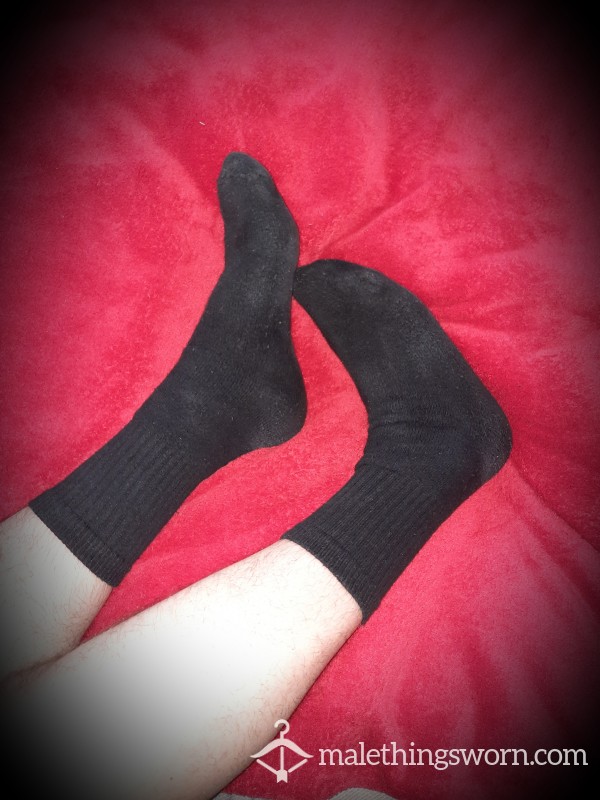 Used Black Socks