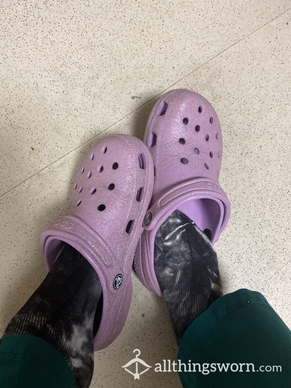 Girly Hosp*tal Crocs, Used And Abused