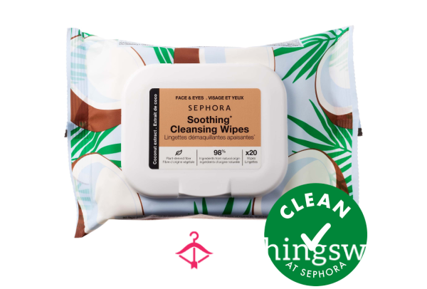 Used Facial Cleansing Wipes