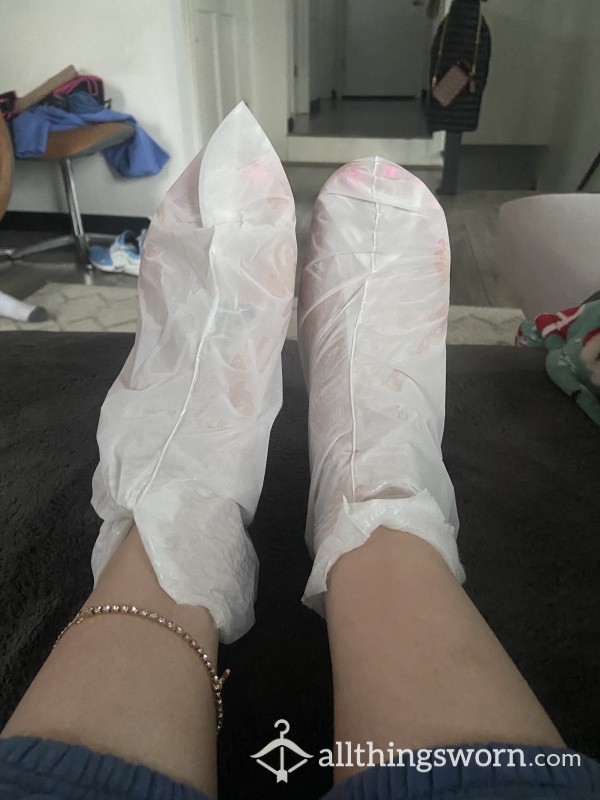 Used Foot Cleansing Booties