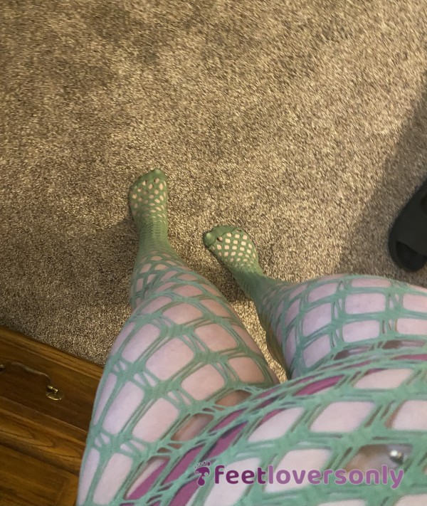 Used Green Pantyhose