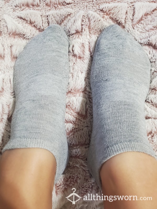 Used Grey Socks