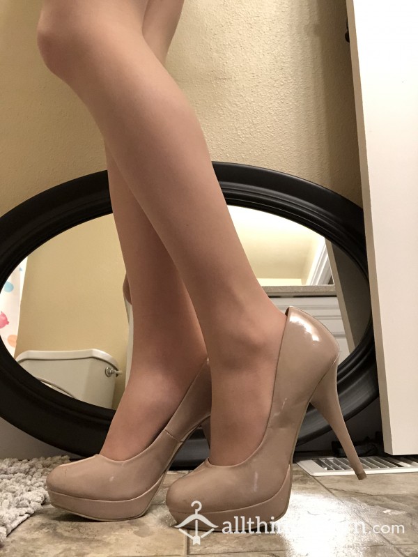 Used High Heels (Nude)