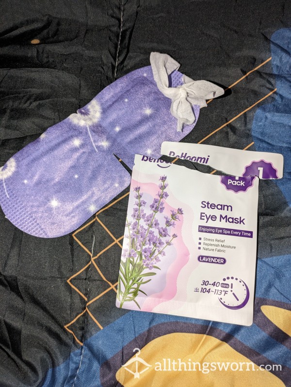 Smutty Book Recap & Used Lavender Steam Eye Mask