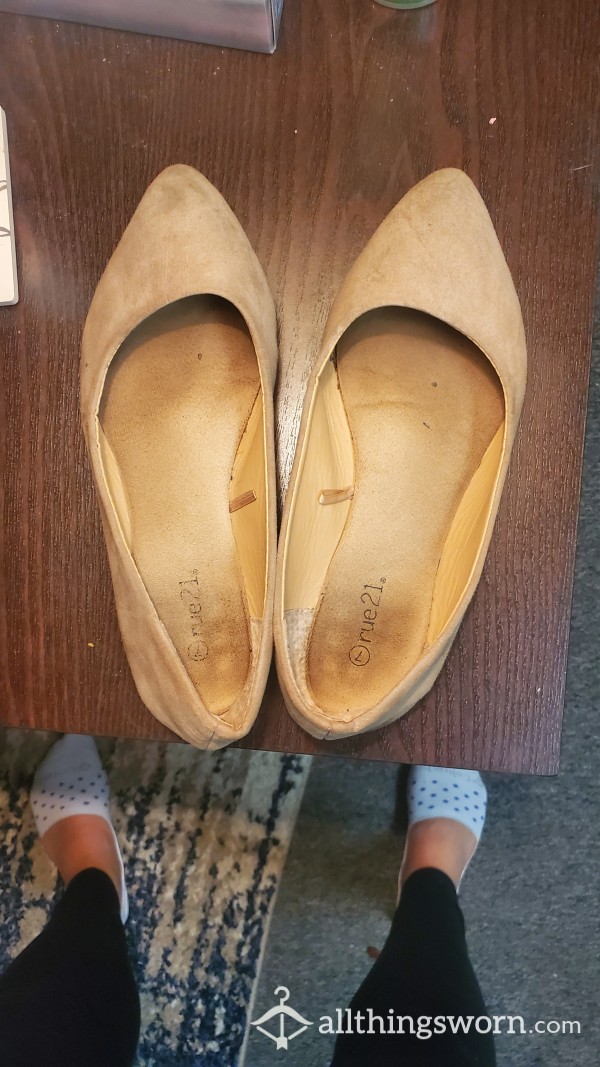 Used Nude Flats