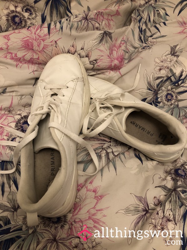 Used Pair Of White Trainers