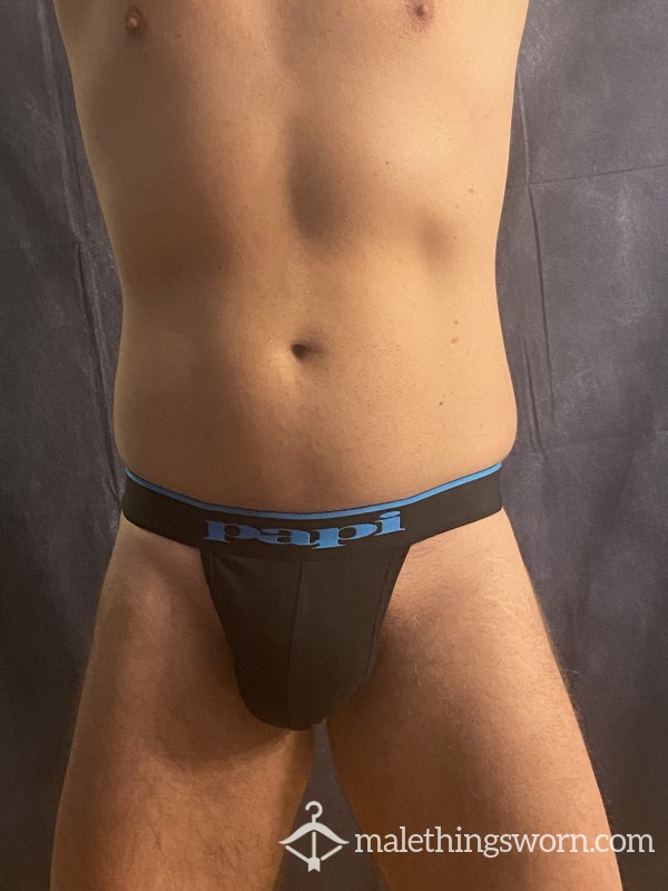 Used Papi Black Thong