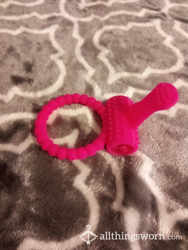 Used Pink Vibrating C*ck Ring