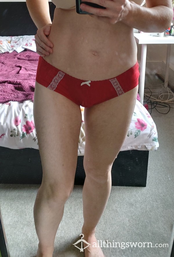 Used Red Panties