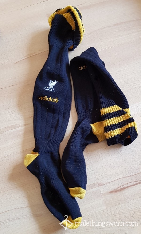 Used Retro Liverp**l Football Socks