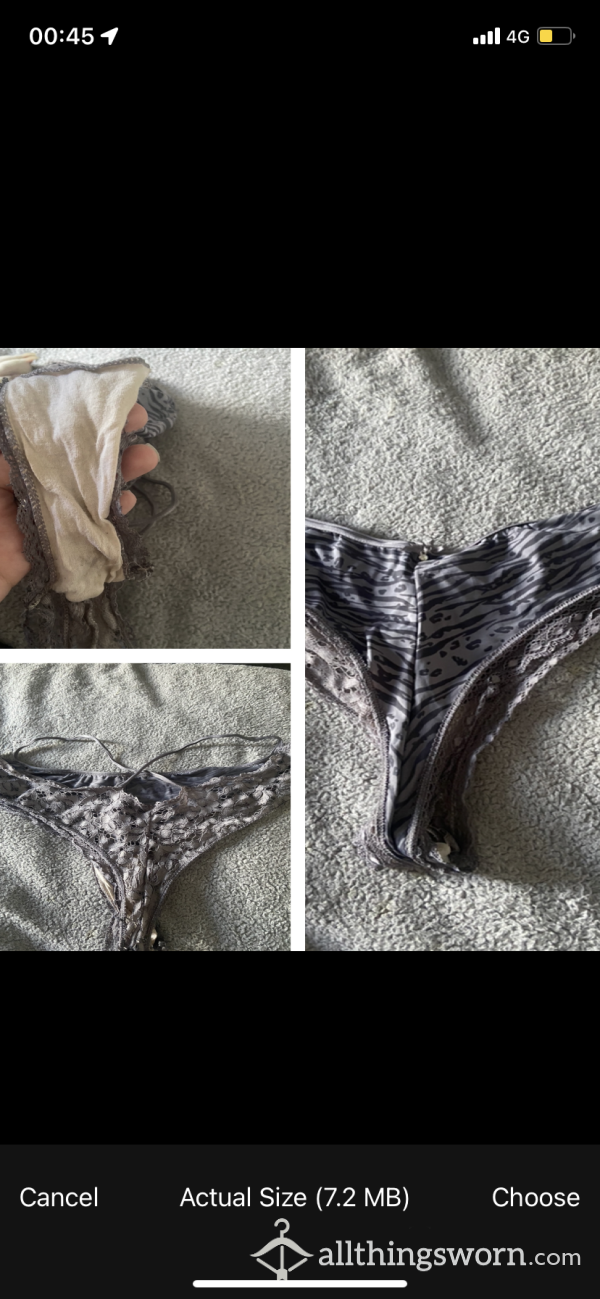 USED VERY USED!! PANTIES!