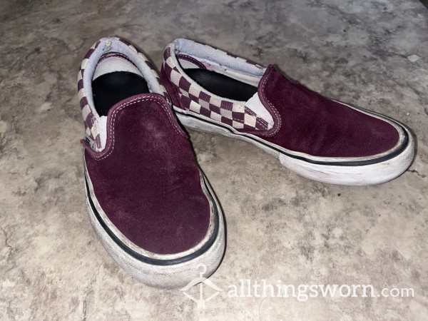 Vans Slip-On Pro Port Royal Red & White Checkered