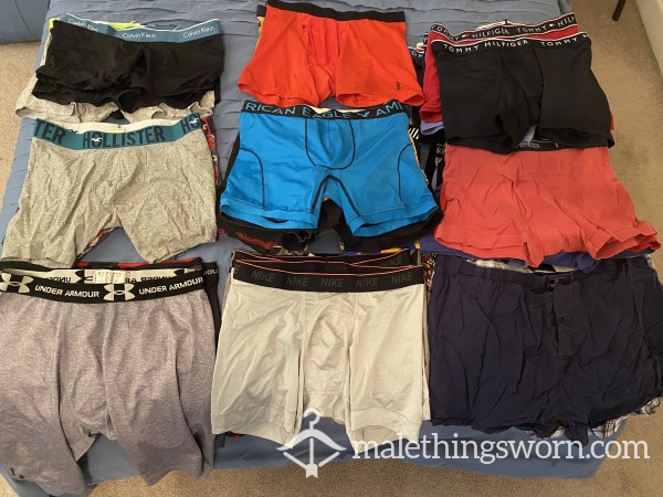 Various Brands Of Worn Underwear