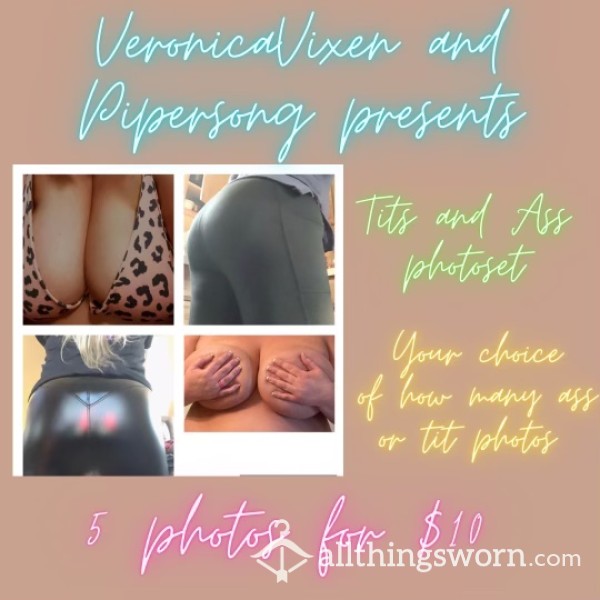 VeronicaVixen And Pipersong Presents T*ts And A** Photosets