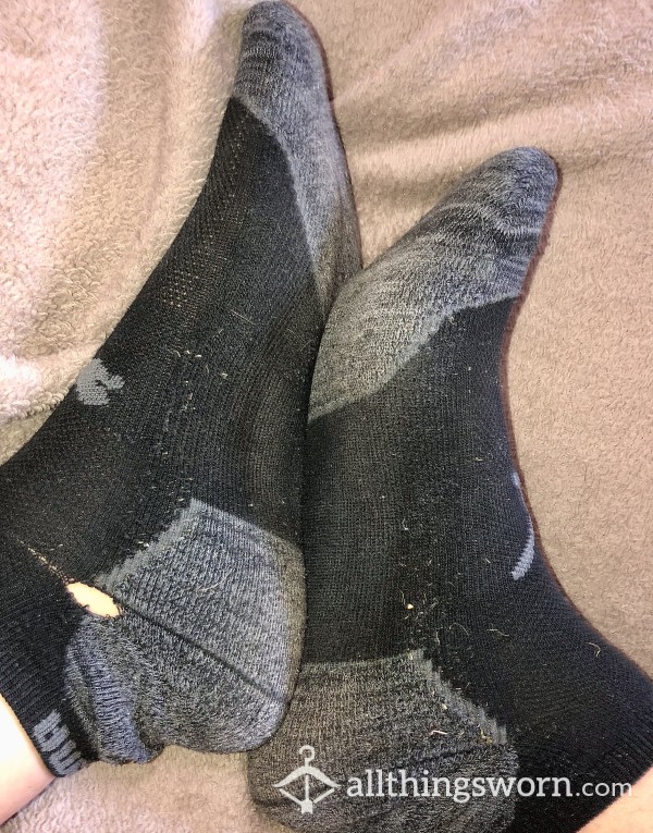 Very Dirty Smelly Used Puma Ankle Socks Big Feet