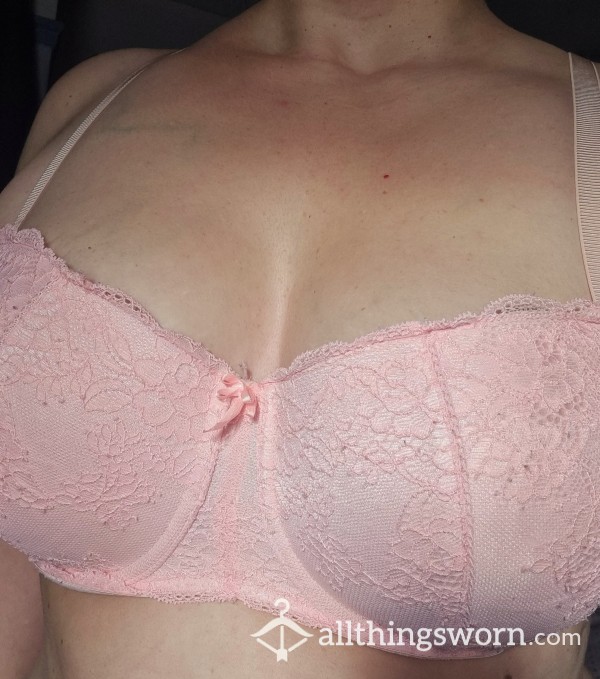 Very Old Well Worn Pink Bra