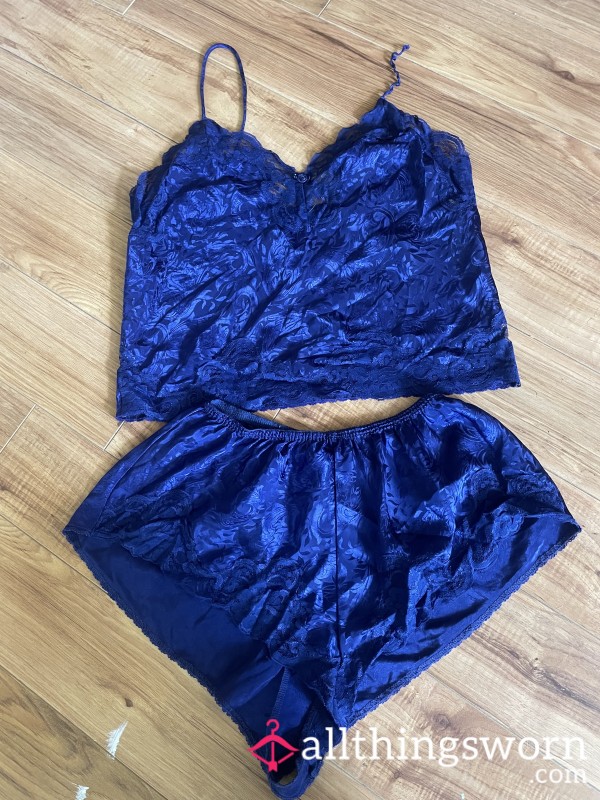 Very Well Worn Satin Sleep Set