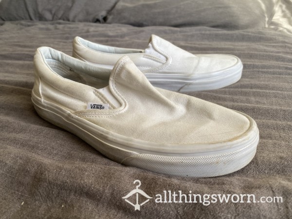 Very Well-Worn Slip On Vans!