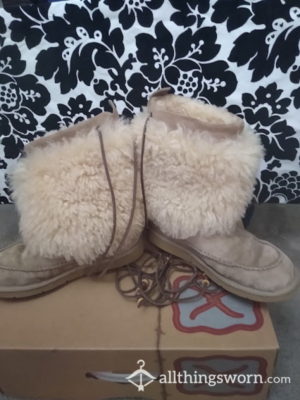 Very Well Worn Ugg Boots! Rare!!