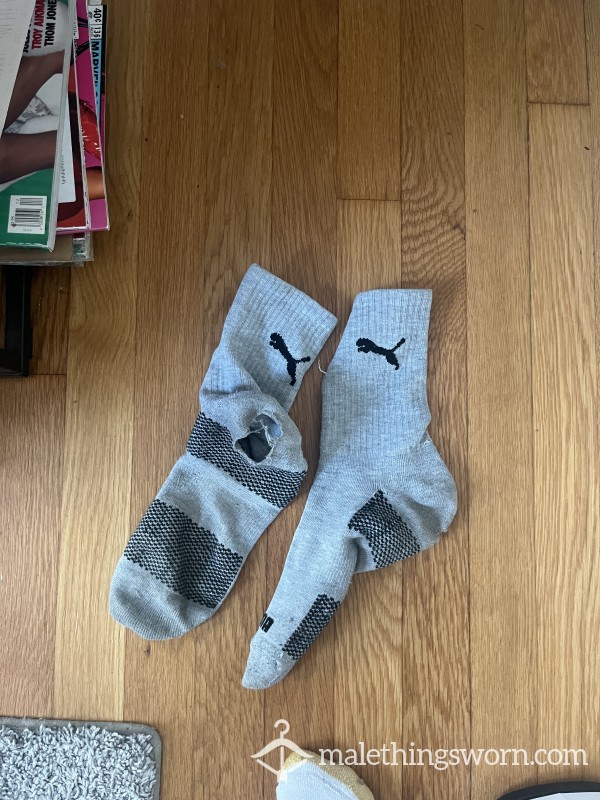 Very Worn Puma Socks