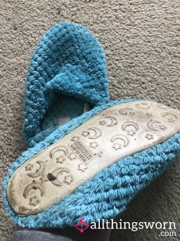 Very Worn 2 Year Old Slippers