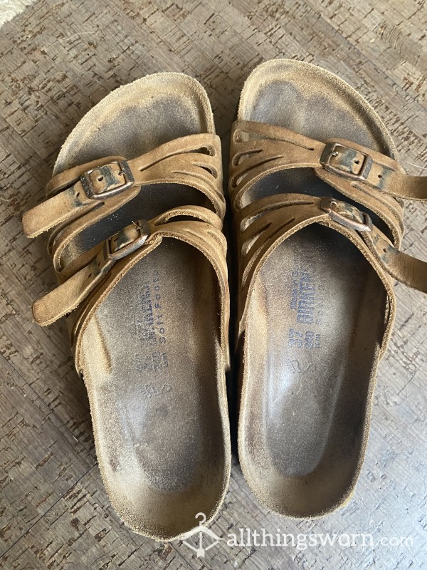 Very Worn Birkenstocks