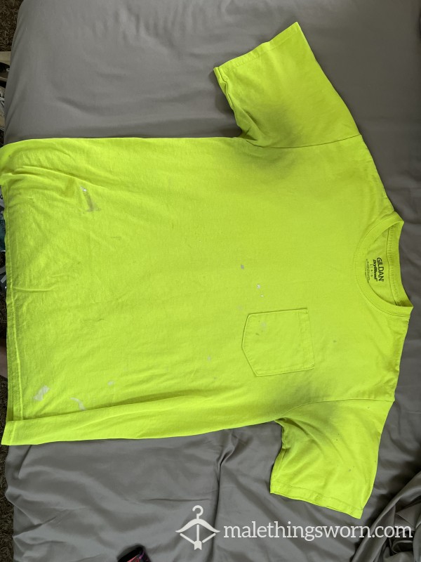 Very Worn High Viz Tee