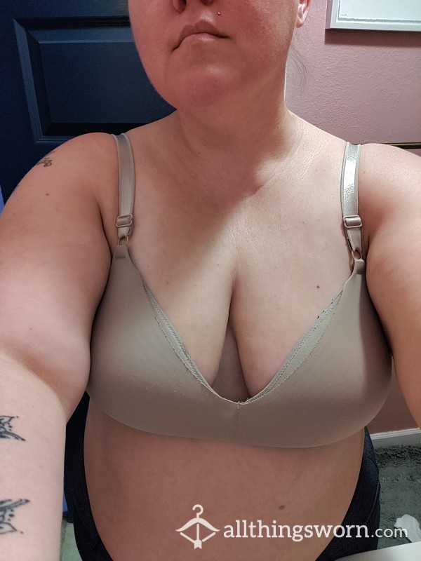 Very Worn Nude Bra