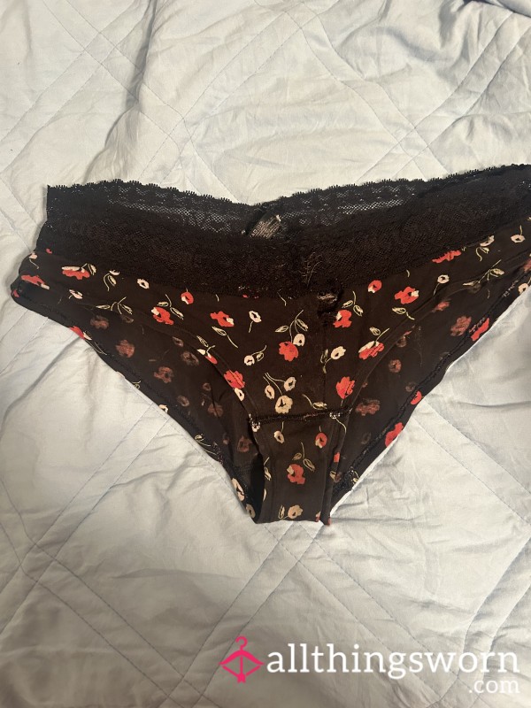 VERY Worn Panties With Holes And Bleaching