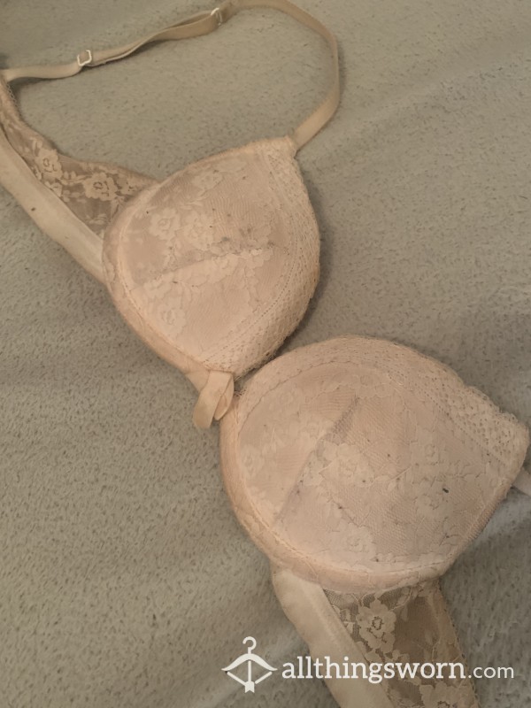 Very Worn Pink Bra