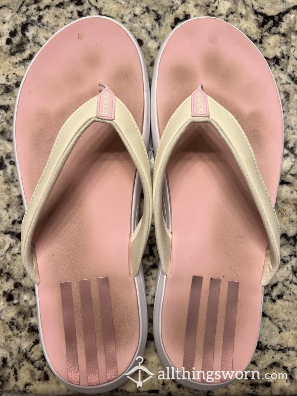 Very Worn Size 11 Women’s Flip Flops