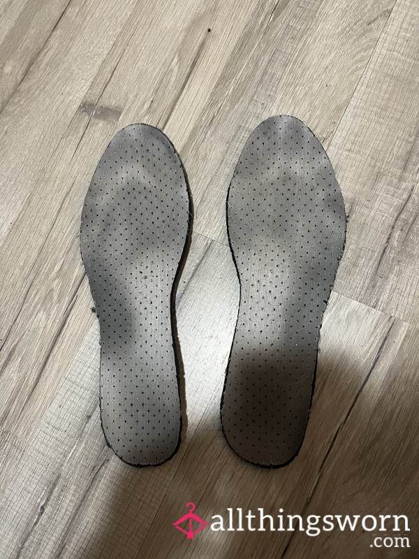 Very Worn Stinky Shoe Inserts