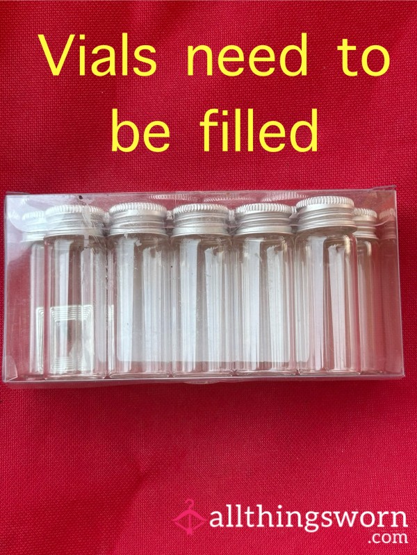 Vials Need To Be Filled