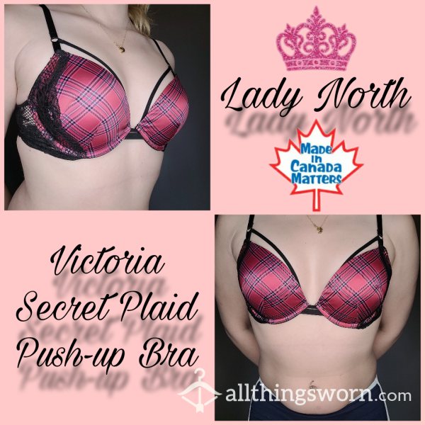 Victoria Secret Plaid Push-up Bra