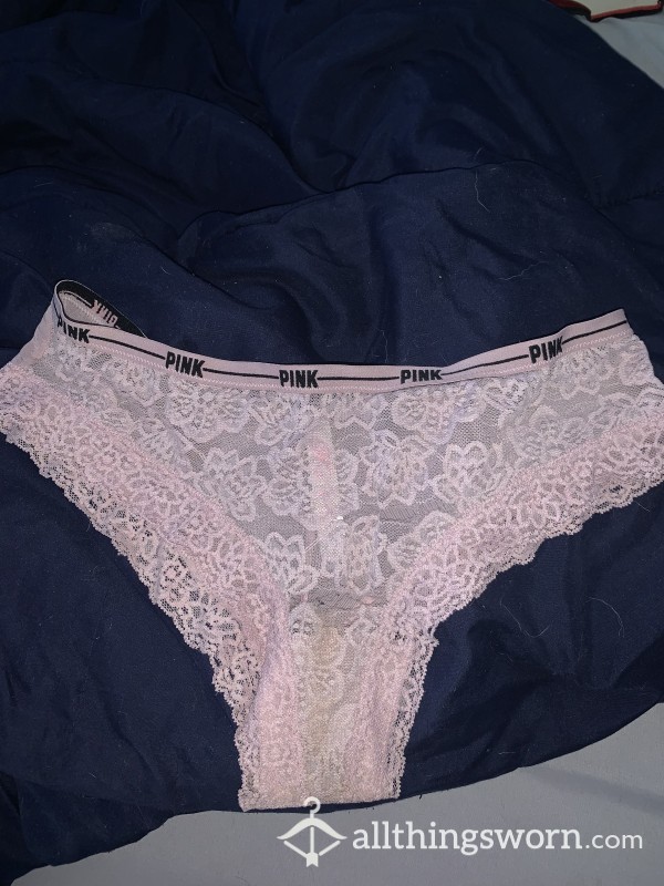 Victorias Secret PINK Lace Sheer Panties