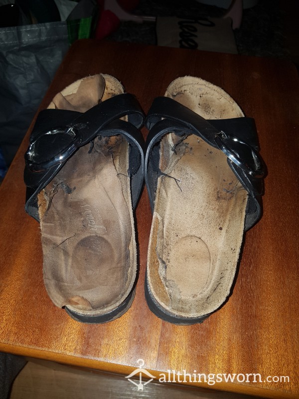 Vile Well-worn Sandles Size 8