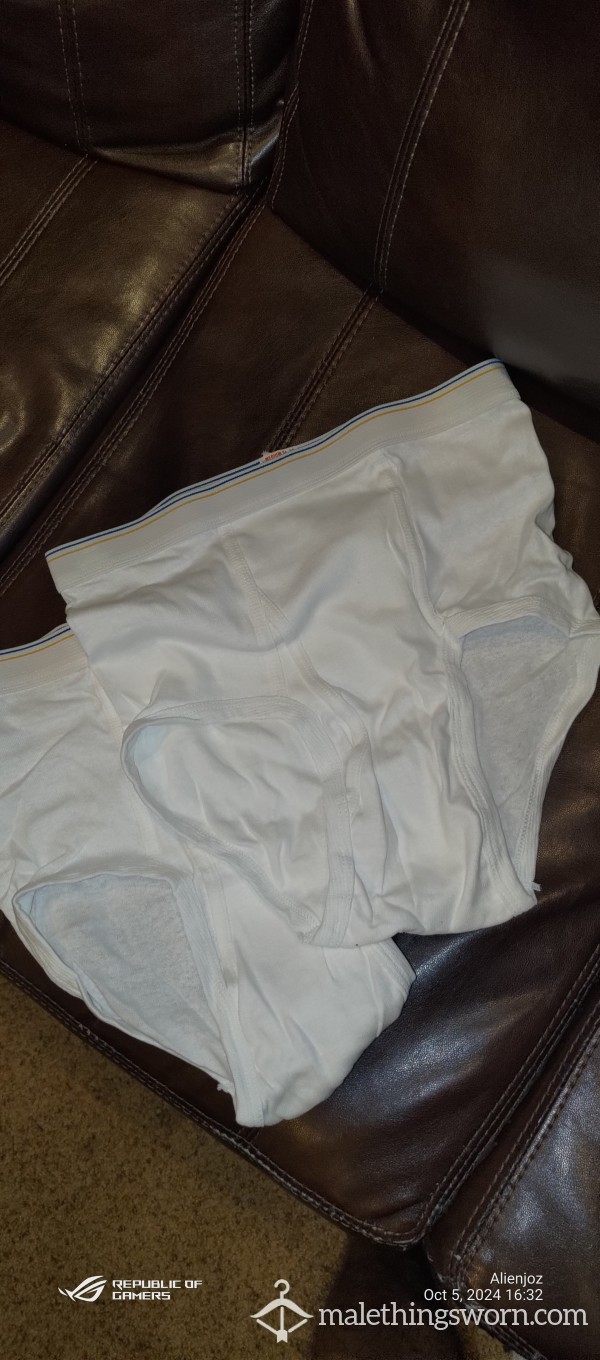 Vintage White Briefs